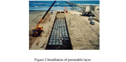 Beach protection system with gravity drainageの画像２