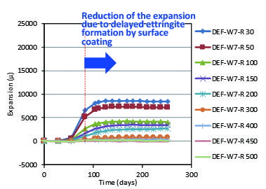 Effect of suppressing DEF expansion using surface coating:image