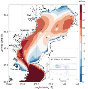 Spatial Distribution of maxium wave powerの画像