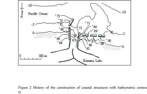 Morphological variation and sediment volume change at Imagireguchi Inlet in Hamana Lakeの画像2