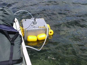 Flux-chamber system for measuring air-sea CO2 fluxの画像